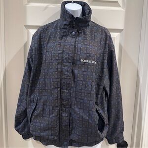 Forresters Gore-Tex Geometric Jacket Medium. Grays Blues